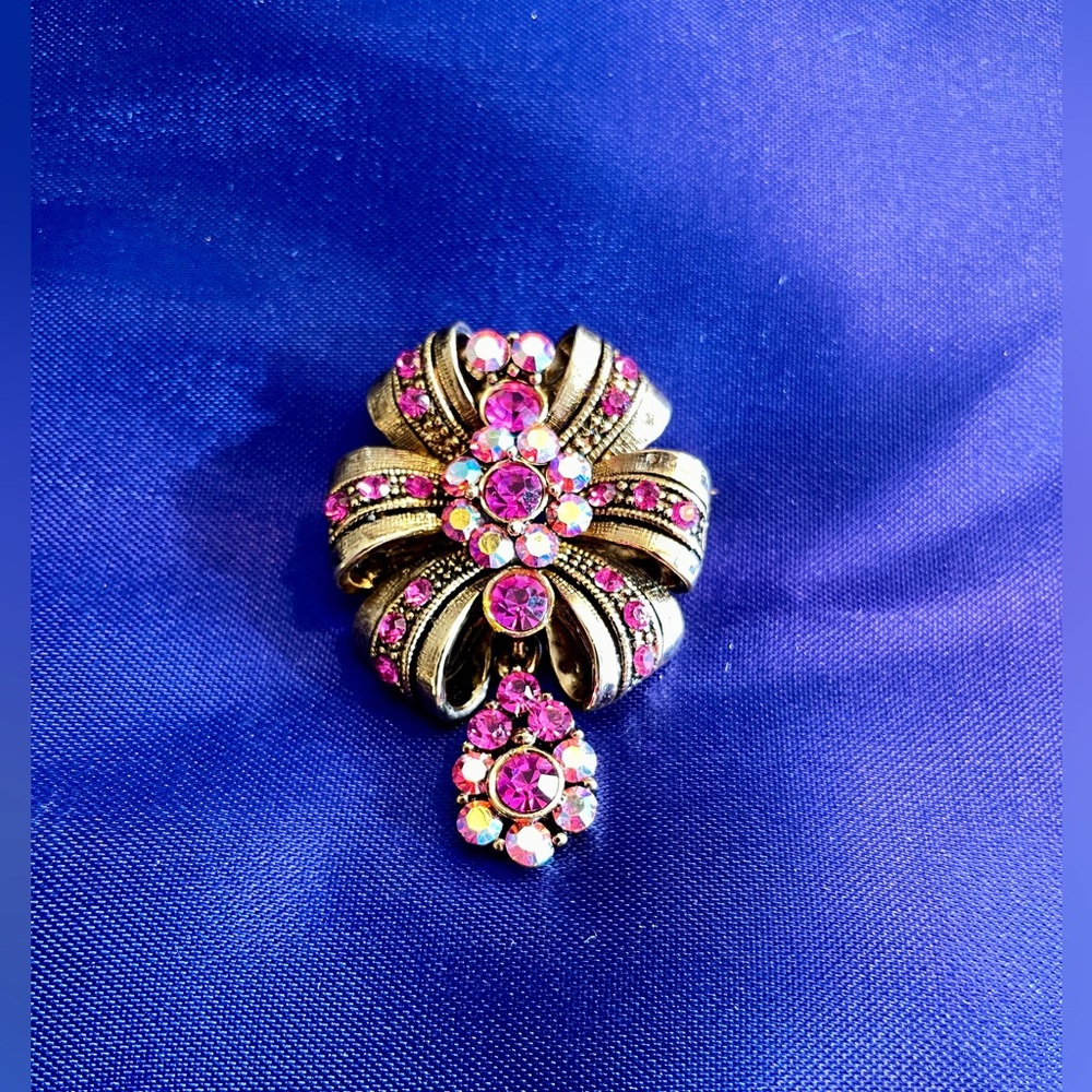 Rhinestone Brooch - Picture 2 of 5